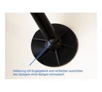 Surveillance Mirror Professional Quality Convex Shape Diameter 30 Cm Mirror Adjustment Without Annoying Screwing