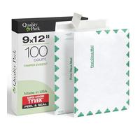 Survivor R1470 Tyvek USPS First Class Lot de 100 enveloppes d'expédition Blanc 9 x 12 cm