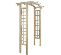 Susany Arche de jardin en bois - Pergola - Treillis - 150 x 50 x 220 cm - Pour plantes grimpantes