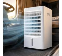 Sushangmao Climatiseur Portable 4 en 1 pour Voiture, avec Réservoir d'eau De 4 L, 3 Vitesses, Télécommande Et Commandes Tactiles, Minuterie 7,5 H, Ventilateur Oscillant pour Voitures 12V