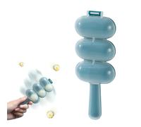 Sushi boule de riz moule Shaker moule bricolage Sushi fabricant couvercle Transparent sphérique Sushi Onigiri moule Bento faisant moule outils de cuisine Bleu
