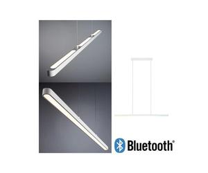 Suspen Led Lento 43w Bluetooth Gradable Aluminium/Plastique Blanc 230v
