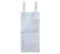 suspendu de rangement pour étui à couches avec compartiment divisé, tissu en coton doux pour l ' organisation de la chambre d ' enfant, suspendu en coton pour poussettes de bébé
