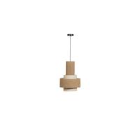 Suspension Ø38 cm Corde Naturelle Pelle