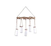 Generique Set de 5 soliflores suspendus Atmosphera Verre Blanc