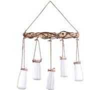 Generique Set de 5 soliflores suspendus Atmosphera Verre Blanc