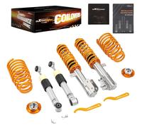 Suspension à double tube avec ressort, réglage de la hauteur de 30 mm à 50 mm, amélioration de la maniabilité, acier haute résistance, 9001, compatible avec : Ford Ka Mk2 (2008-2016)