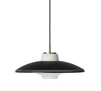 Suspension Abat Shade Opale Nordique Chaleureuse Noir