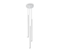Sollux Lighting Suspension Pastelo SL.0467 3 ampoules 3x40 W acier blanc