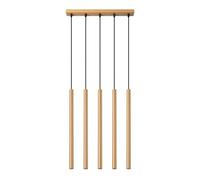Sollux Lighting Pastelo lampe suspendue 5x8 W noir-doré SL.1173