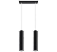 Sollux Lighting Lampe suspendue Lagos 2 – 2x40 W GU10 – Noir – SL.0328