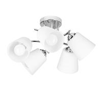 Suspension - ACTIVEJET - AJE-EMILY 5P - 5xE27 40W - verre blanc diffusant - finition chromée