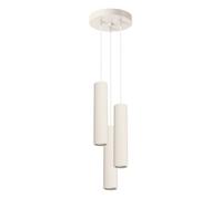 Sollux Lighting Karbon lampe suspendue 3x10 W beige SL.1595