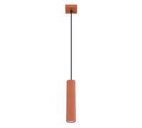 Sollux Lighting Lampe suspendue Karbon SL.1630 1x10 W Rouge GU10 Aluminium 8x8x118 cm