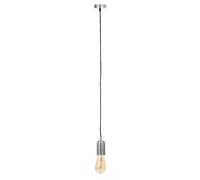 Suspension ampoule Indus - H. 100 cm - Gris