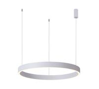 Suspension anneau LED blanc 60W dimmable Italux Brasco