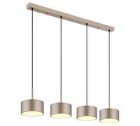 Suspension, applique, plafonnier, métal, LED, couleur champagne, H 150 cm