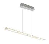 Suspension, applique, plafonnier, verre transparent, intensité variable, variateur tactile, H 150 cm