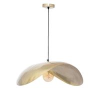 Atmosphera - Suspension Arlo - Abat-jour en Métal Doré D80cm - Ampoule Non Incluse E27 25W - Luminaire pour Salon, Cuisine, Bureau, Chambre