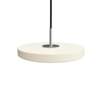 Suspension Asteria Micro , Blanc Perle/plateau en Acier