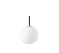 Suspension Audo TR en Verre Opale Noir Mat