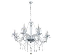 Suspension B1 E14 12X40W en acier chrome D1000mm