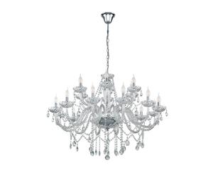 Suspension B1 E14 18X40W en acier chrome D1000mm