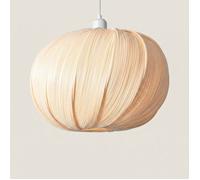 Suspension Bambou Korowai Textile blanc