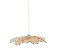 Ostaria 36191 Plafonnier, Suspension en bambou Petite Margaux - diamètre 60 cm, couleur naturelle - Plafonnier d'intérieur E27 pour salle à manger, salon, chambre