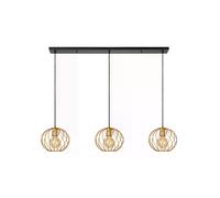 Suspension barre métal DANZA laiton 3xE27 Lucide 40W