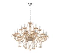 Suspension BASILANO E14 18X40W en acier chrome D1000mm