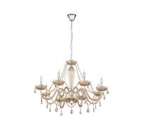 Suspension BASILANO E14 8X40W en acier chrome D820mm