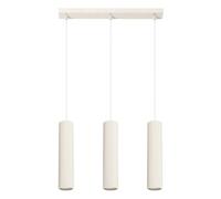 Suspension beige moderne barre 3xGU10 Karbon Sollux