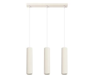 Suspension beige moderne barre 3xGU10 Karbon Sollux