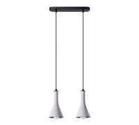 Sollux Lighting Suspension Rea SL.1224 – 2x12 W, E14 – Gris béton / Noir-gris