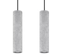 Sollux Lighting Suspension Luvo 2 Béton gris 2x40 W GU10 SL.0654