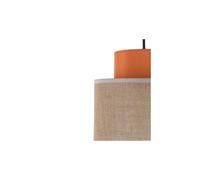 Suspension bicolore DUO JUTA ORANGE E27 3255 TK 3255T