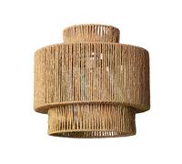 Suspension boh?me papier tressé Abruzzo Sara ?40 E27