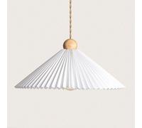 Suspension Bois Et Tissu Luanda Blanc