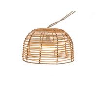 BOSSA-Suspension d'extérieur LED Rotin 3 intensités rechargeable Ø35cm naturel New Garden