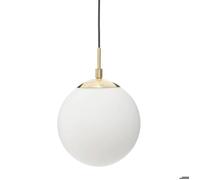 Suspension boule ""Dris"" métal doré D20cm - Atmosphera Créateur d'intérieur