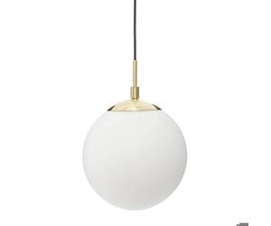 Suspension boule ""Dris"" métal doré D20cm - Atmosphera Créateur d'intérieur