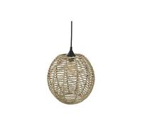 Suspension boule en rotin - D. 33 x H. 35 cm --