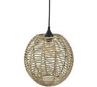 Atmosphera Suspension luminaire Rana en rotin Ø 33 cm