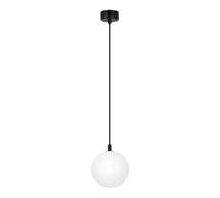Suspension boule minimaliste noir/blanc G9 10W Aspen