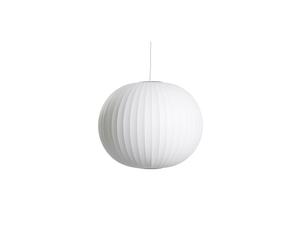 Suspension Boule Nelson, Taille Moyenne, Blanc Cassé