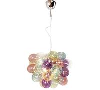 Suspension By Rydens Gross multicolore Ø50 en verre 8xG9