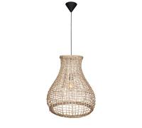 Suspension By Rydéns Seagrass boho 49cm beige noir