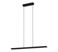Suspension CAMBULOS LED 2X17W en acier noir 935x105x1100mm