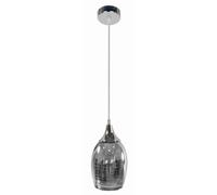 Suspension Candellux Marina verre chromé Ø14 E27 125cm